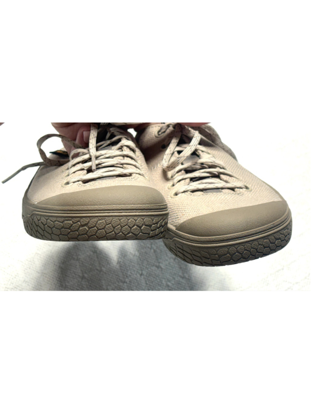 NWOT Teva Terra Canyon Canvas Beige Low Top Sneakers Women's 8.5 / Men's 7 - Picture 5 of 9